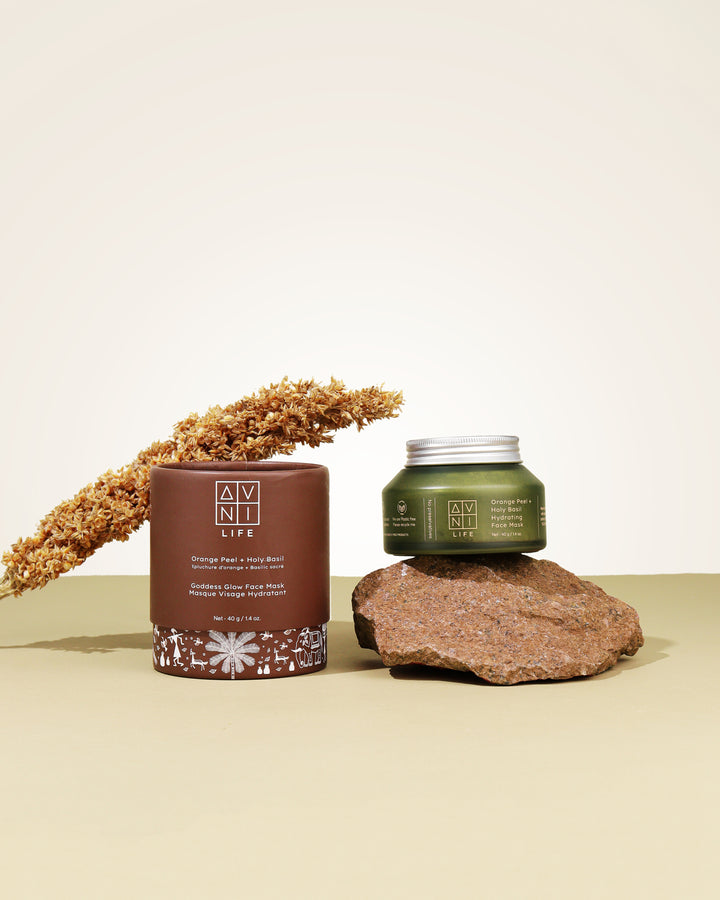 Orange Peel Holy Basil Hydrating Facemask