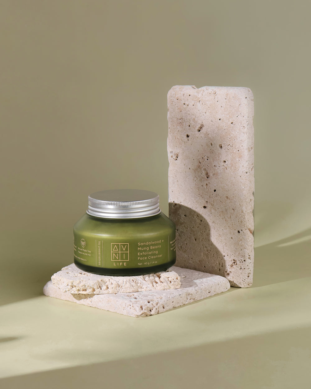 Sandalwood + Mung Beans Exfoliating Face Cleanser 