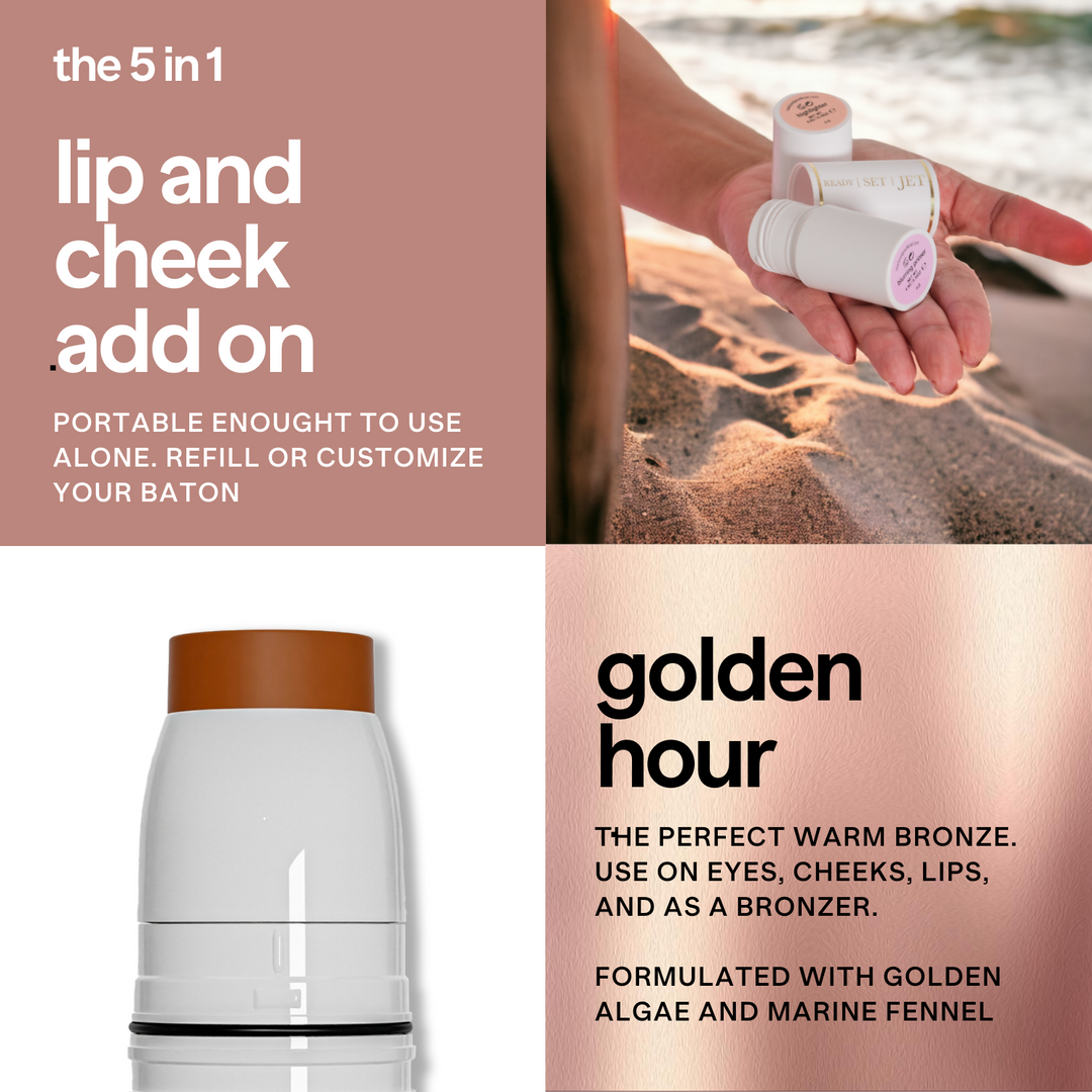 Golden Hour Bronzer 4 in 1 Bronzer Lip and Cheek Stain